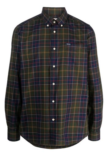 Barbour tartan-check cotton shirt - Verde