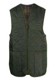 quilted reversible gilet