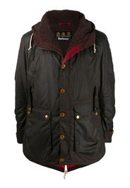 Game waxed parka jacket