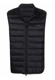 Barbour padded logo gilet - Nero