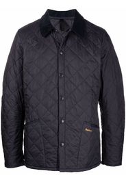 Barbour quilted rain jacket - Blu