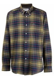 Barbour tartan check-print long-sleeved shirt - Verde