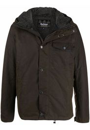 Barbour hooded button-down jacket - Verde