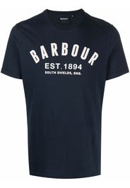 Barbour T-shirt con stampa - Blu