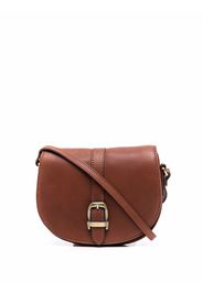 Barbour Laire leather saddle bag - Marrone