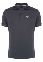 Barbour embroidered-logo polo shirt - Grigio