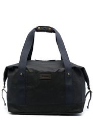 Barbour logo-patch luggage tote bag - Blu