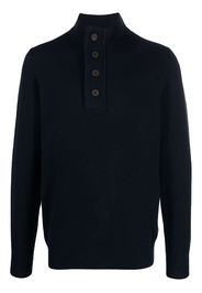 Barbour Essential half-zip knitted pullover - Blu