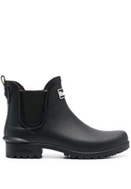 Barbour logo-patch ankle boots - Nero