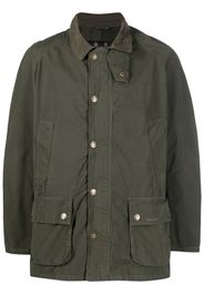 Barbour spread-collar shirt jacket - Verde