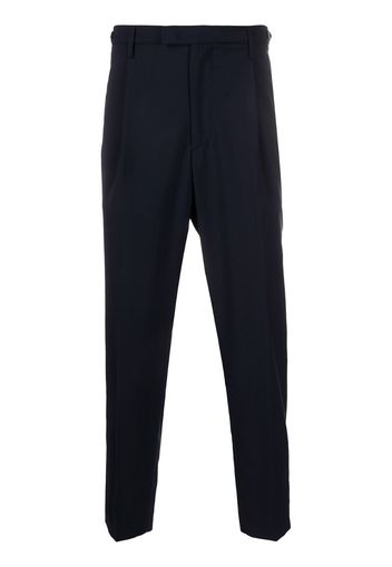 tailored straight trousers