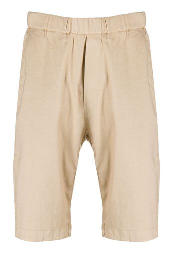 elasticated-waist bermuda shorts
