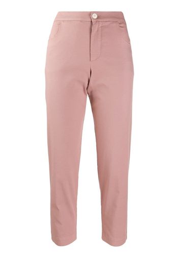 cropped cotton trousers