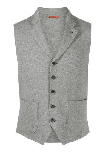 mottled twill waistcoat