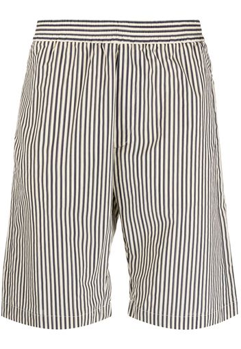 Barena striped cotton shorts - Blu