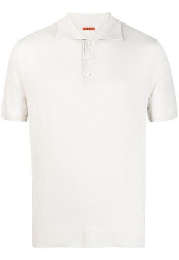 Barena fine-knit polo shirt - Grigio