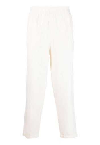 Barena loose-fit cotton-linen trousers - Toni neutri