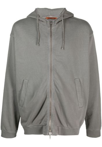 Barena zip-up cotton hoodie - Grigio