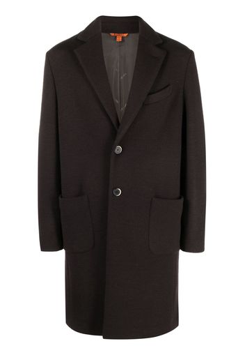 Barena notched-collar single-breasted coat - Marrone
