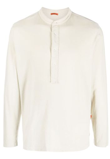 Barena button-up cotton T-shirt - Toni neutri