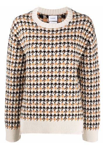 Barrie houndstooth-pattern cashmere pullover - Toni neutri