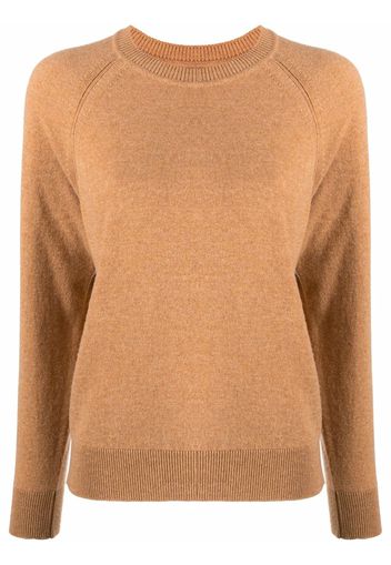 Barrie long-sleeved cashmere pullover - Toni neutri