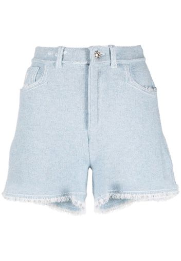 Barrie Shorts con frange - Blu