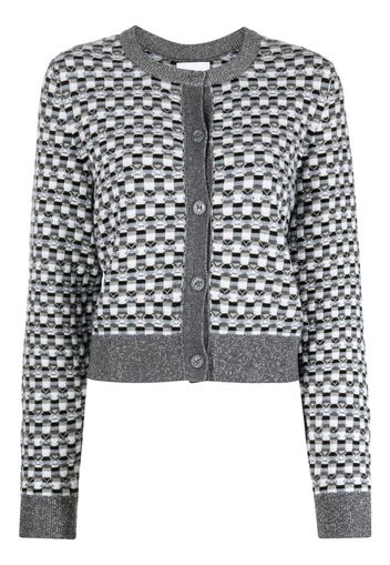 Barrie Cardigan con stampa grafica - Grigio