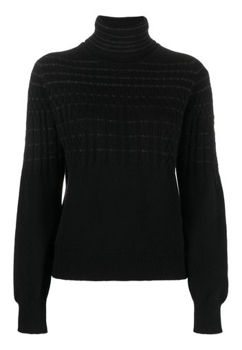 Barrie roll neck cashmere jumper - Nero