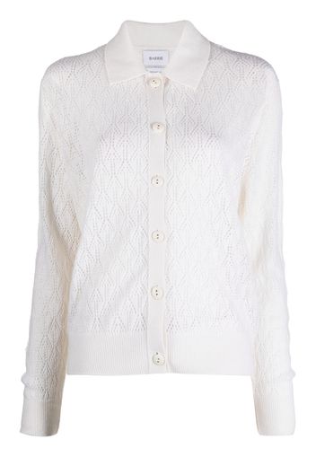 Barrie open-knit buttoned cardigan - Toni neutri