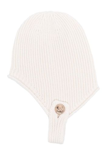 Barrie ribbed cashmere hat - Bianco