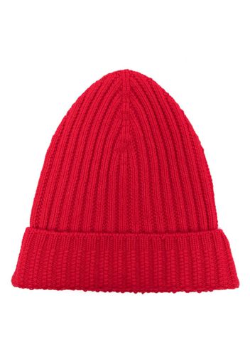 Barrie ribbed cashmere beanie - Rosa