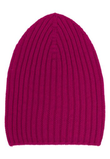 Barrie crochet cashmere beanie - Rosa