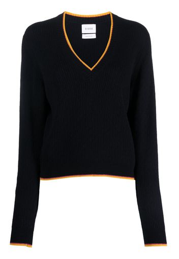 Barrie v-neck cashmere jumper - Blu