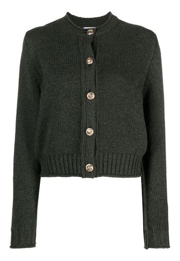 Barrie button-up cashmere cardigan - Verde