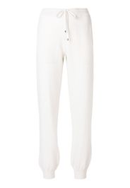 Helmut Lang Pantaloni sportivi con logo 3D - Grigio