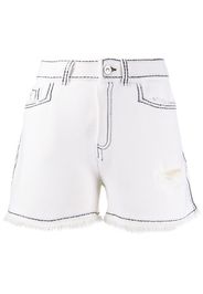 contrast stitch shorts