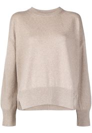 Pullover con effetto logoro