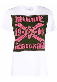 Barrie T-shirt con ricamo - Bianco