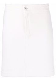 Barrie cashmere-blend mid-rise skirt - Bianco