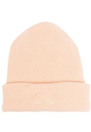 Barrie ribbed cashmere beanie - Arancione