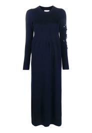 Barrie long cashmere dress - Blu