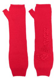 Barrie cashmere fingerless mittens - Rosa