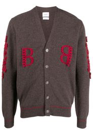 Barrie 3D-knit cashmere cardigan - Marrone