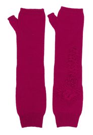 Barrie cashmere fingerless gloves - Rosa