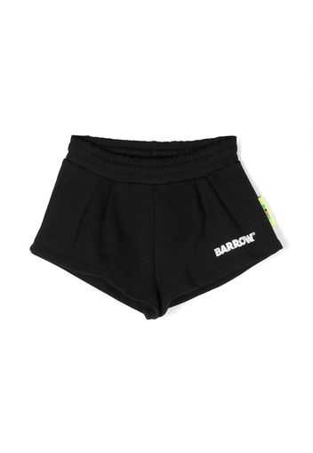 Barrow kids logo-print shorts - Nero