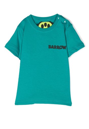 Barrow kids logo-print short-sleeve T-shirt - Verde