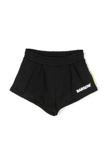 Barrow kids logo-print shorts - Nero