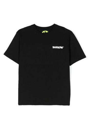 Barrow kids logo-print short-sleeved T-shirt - Nero