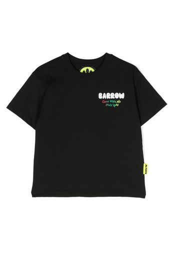 Barrow kids T-shirt con stampa - Nero
